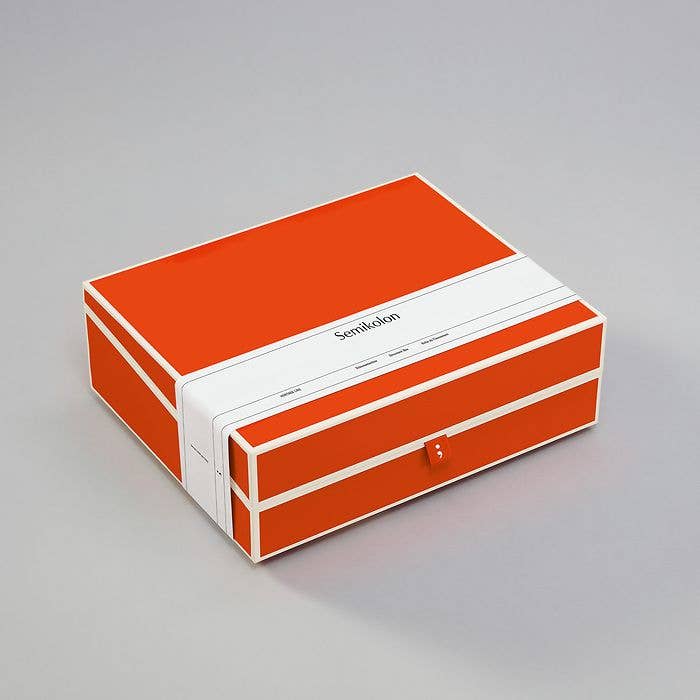 A4 Document Box, Orange