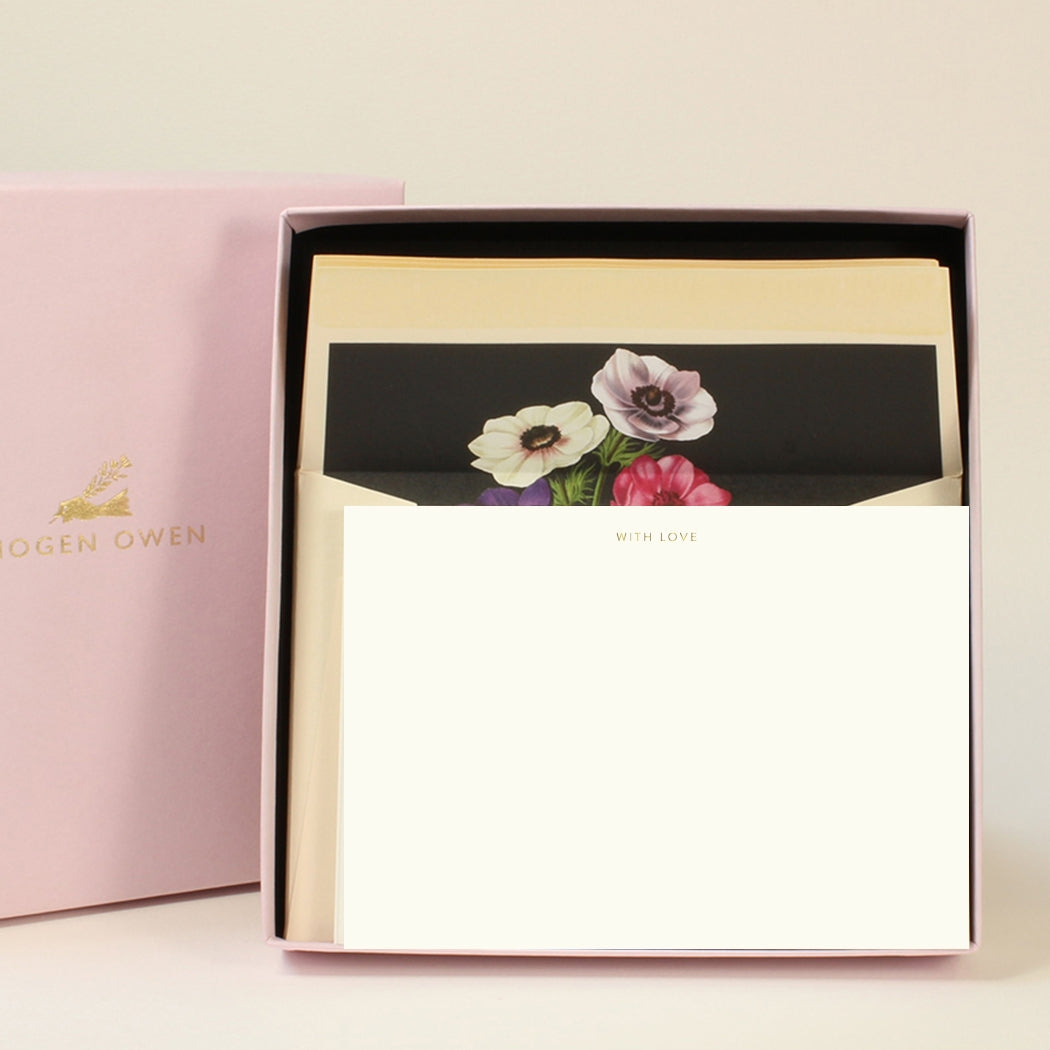 Luxury Writing Set: Anenome, With Love