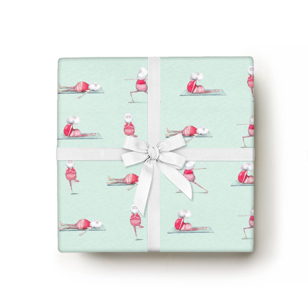 Gift Wrap, Yoga Santa