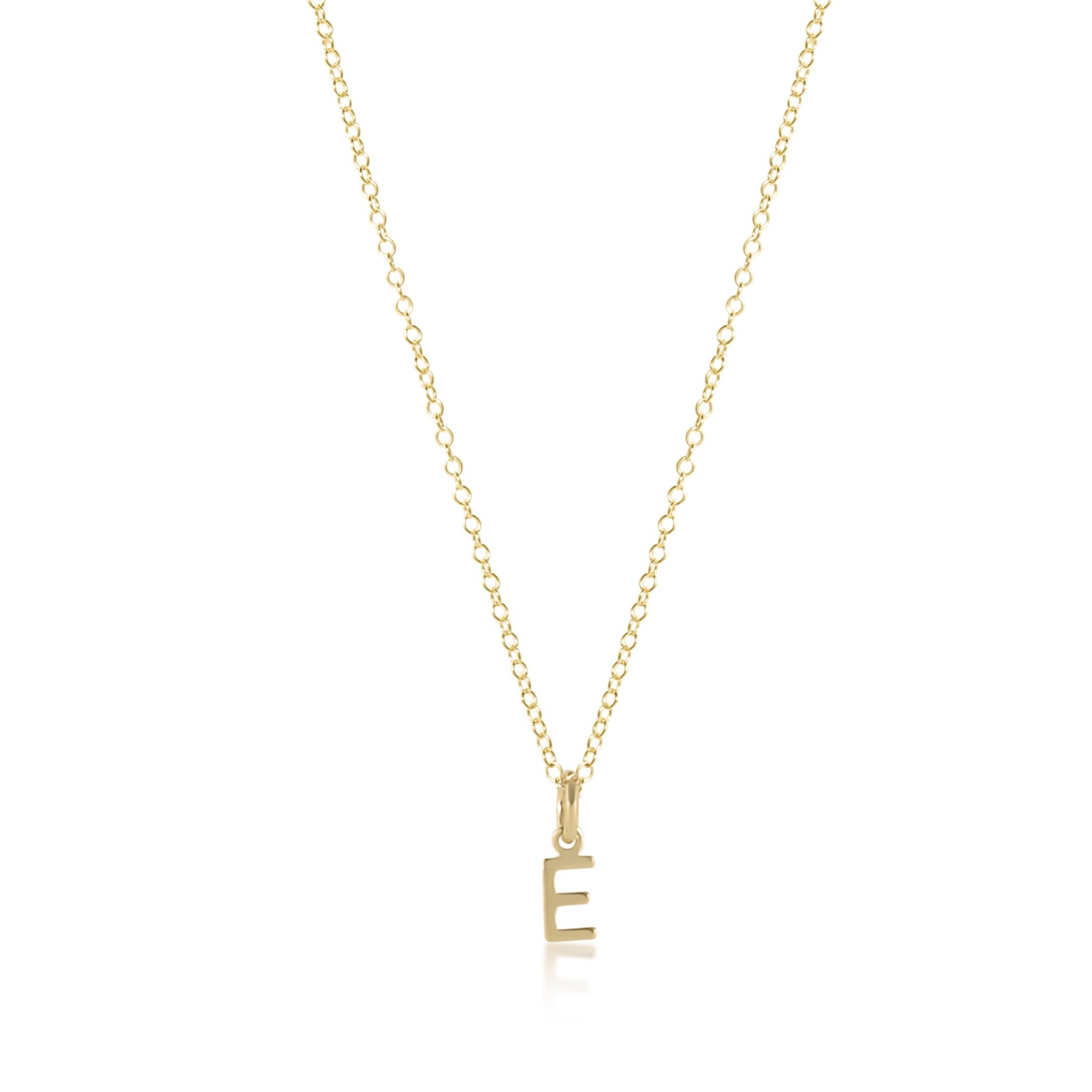 Respect Gold Initial Necklace