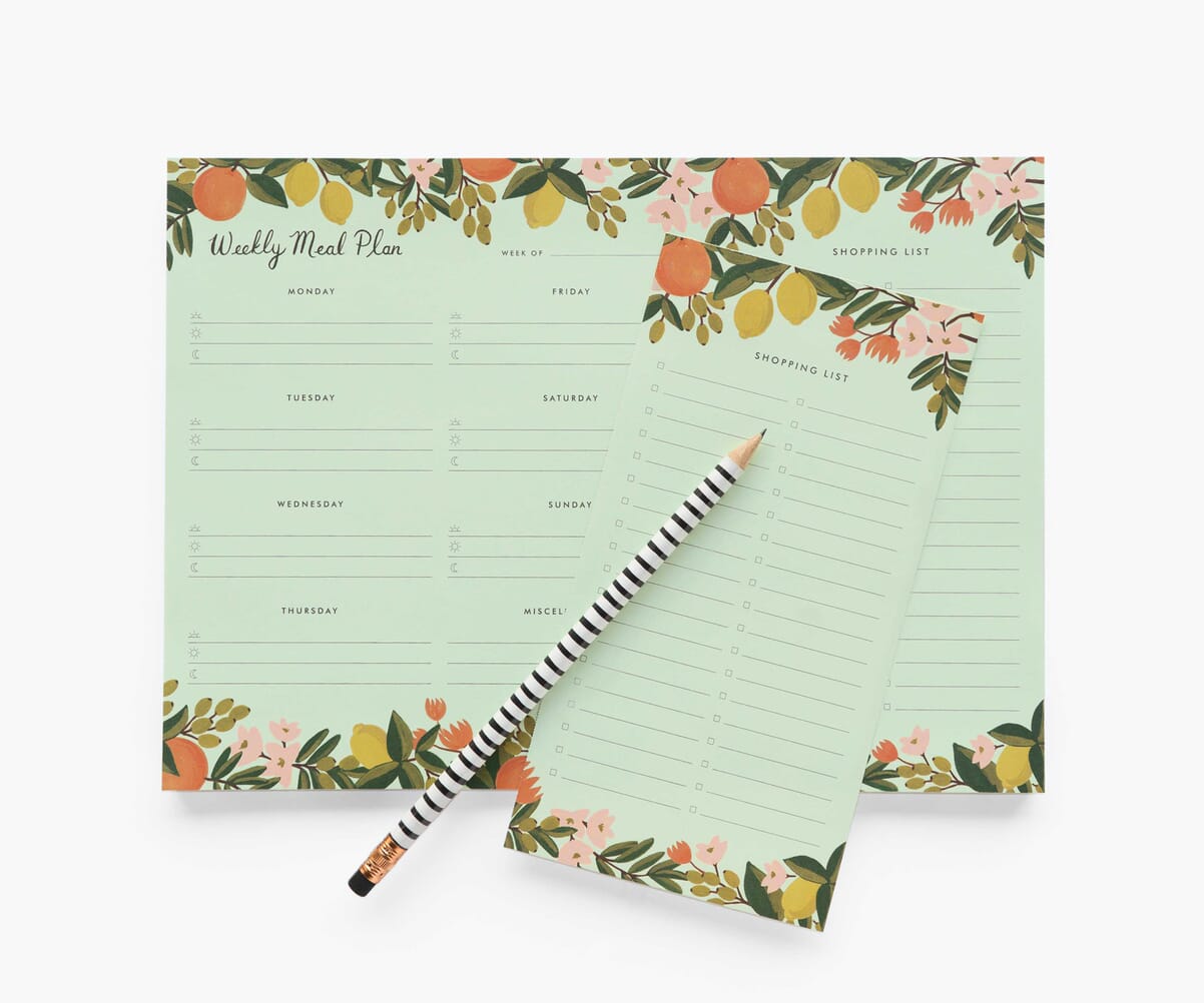 Weekly Meal Planners