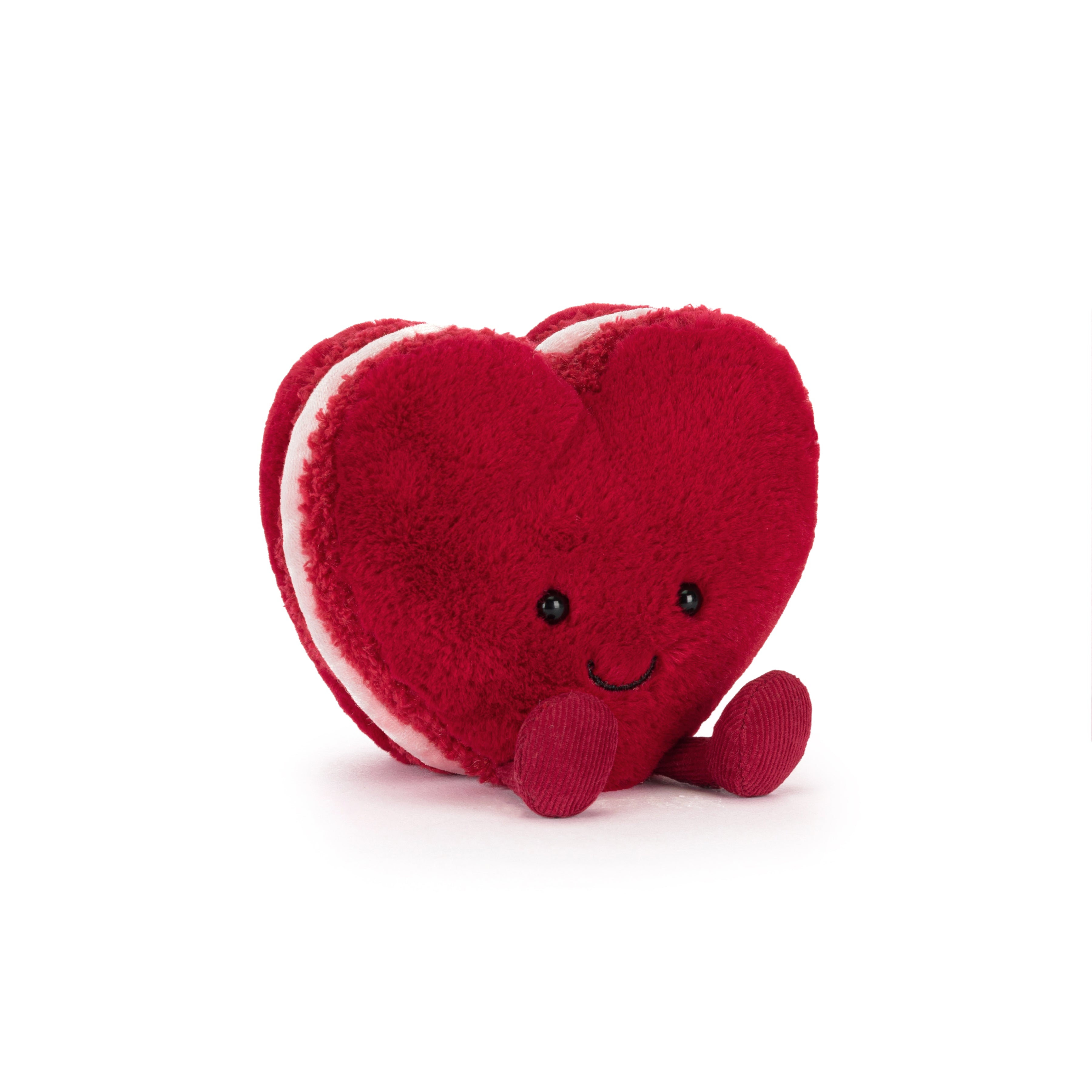 Amuseables Arlette Heart Macaron, Red