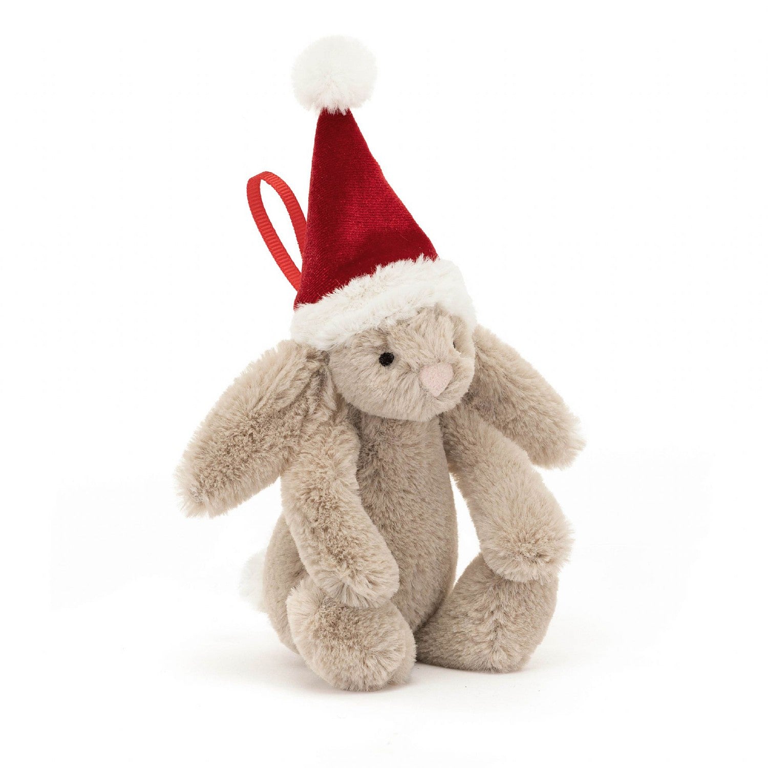 Bashful Christmas Bunny Ornament Decoration