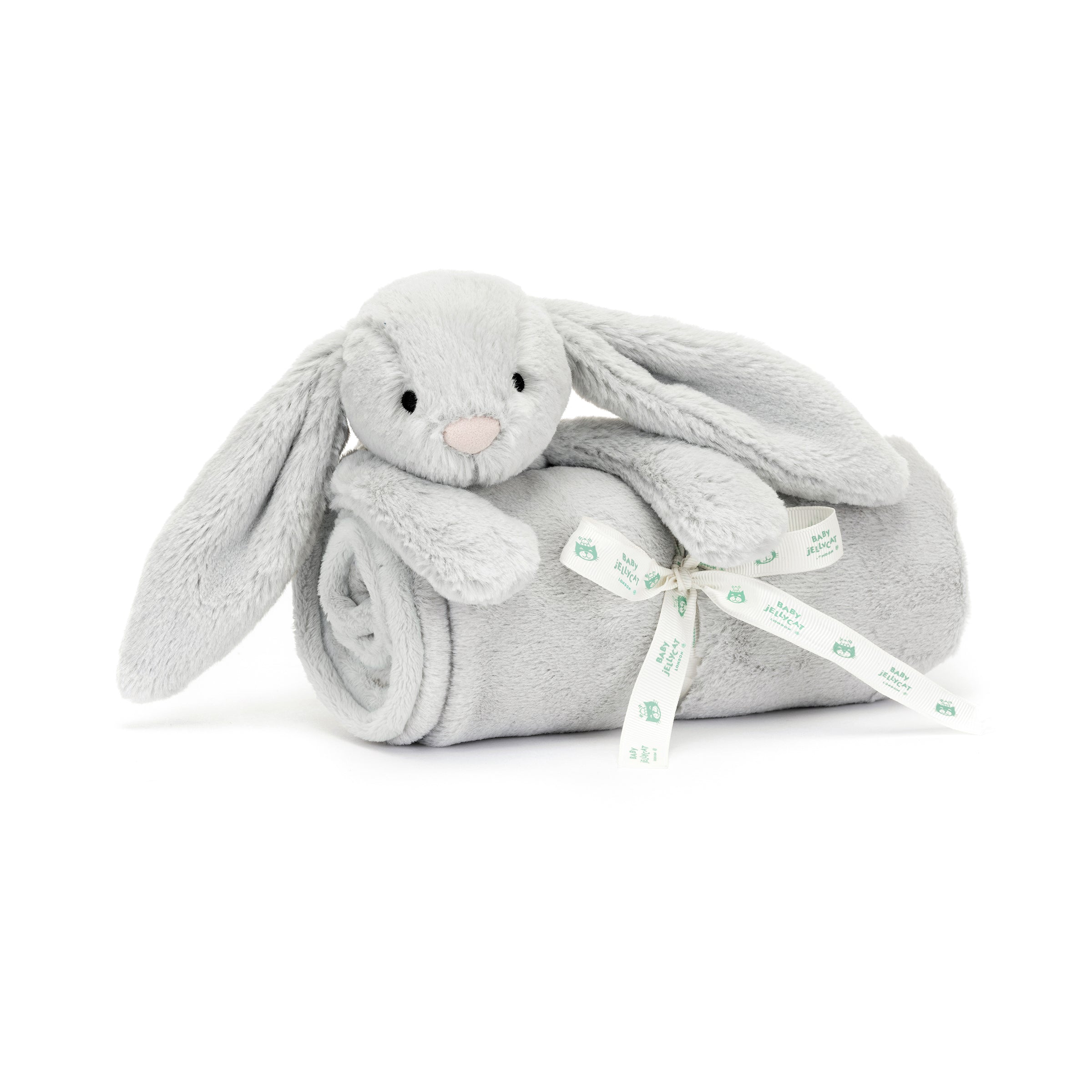 Bashful Silver Bunny Blankie