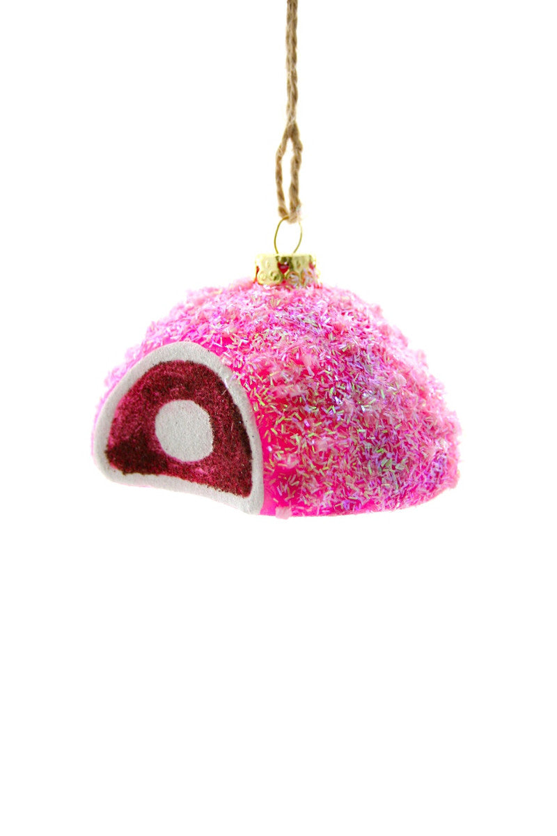 Pink Snowball Ornament