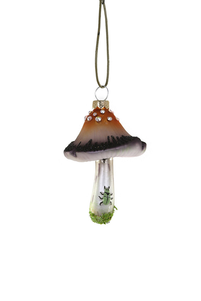 Bejeweled Wooded Glen Mushroom Ornament