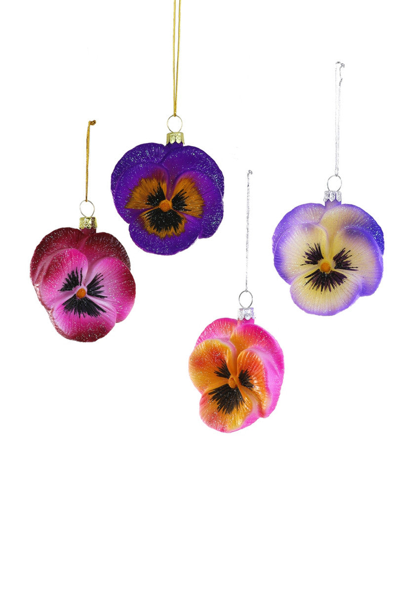 Pansy Flower Ornament