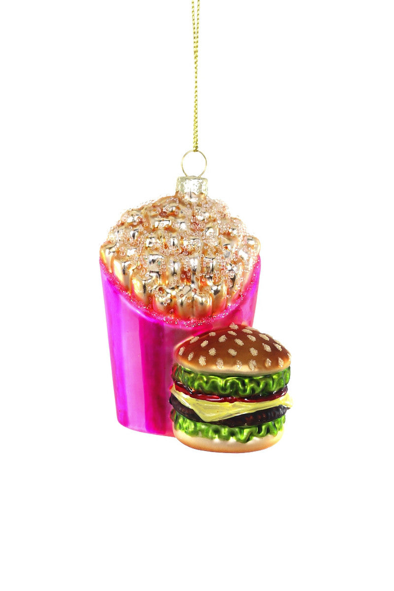 Burger and Fries Ornament