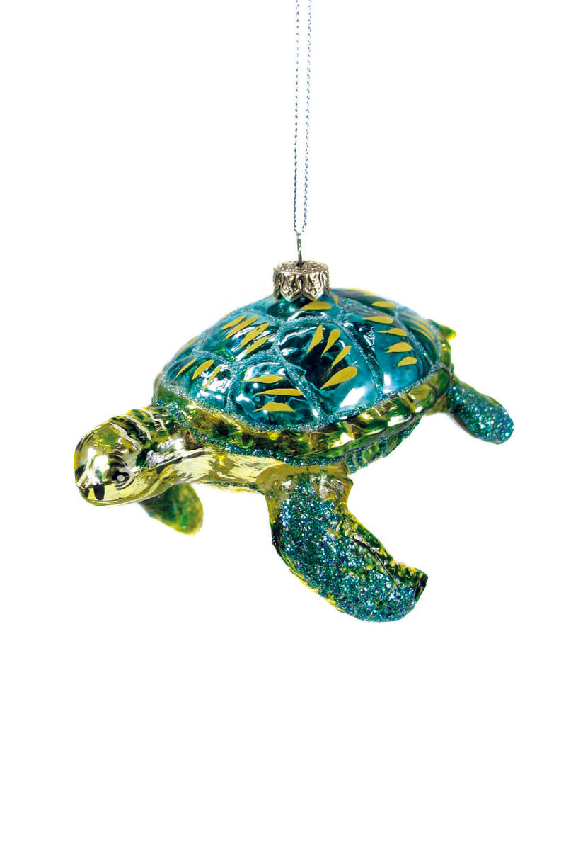Glitter Turtle Ornament Ornament