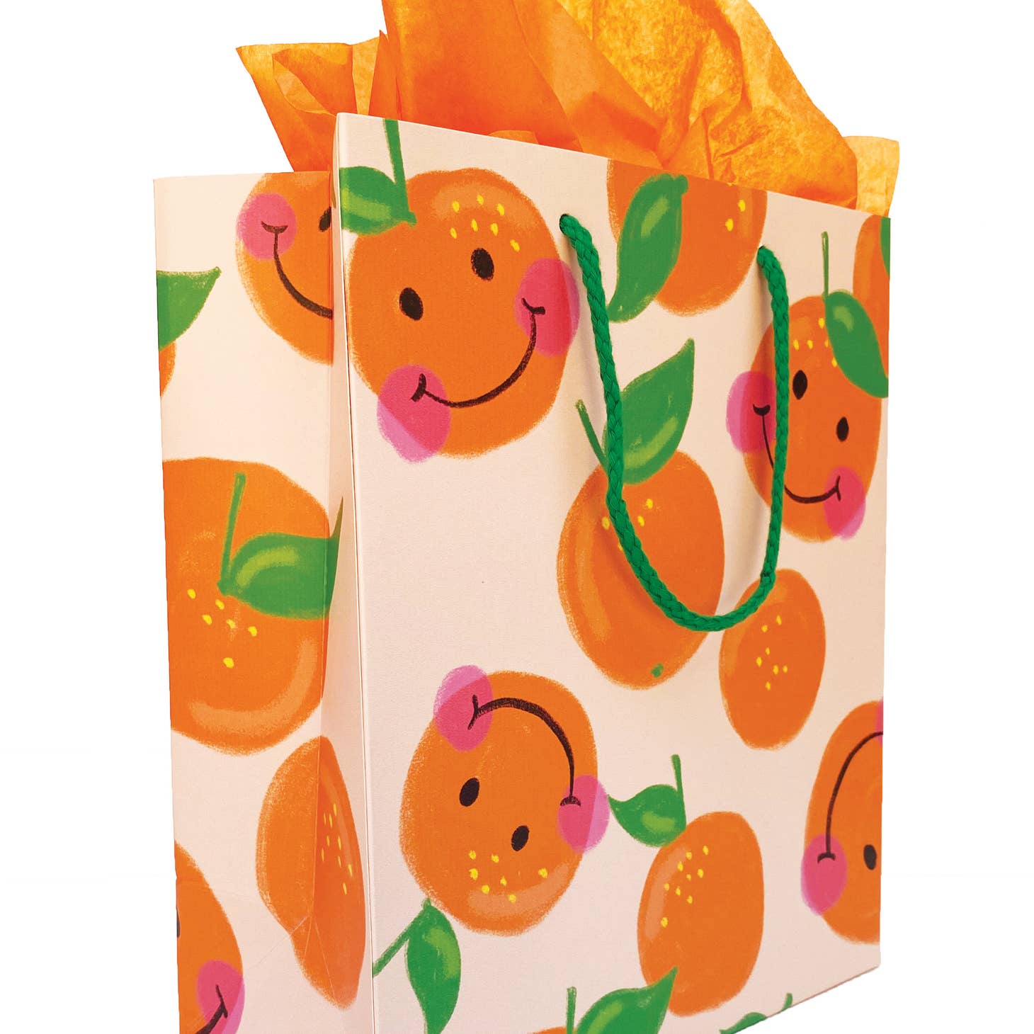 Gift Bag: Smiley Orange
