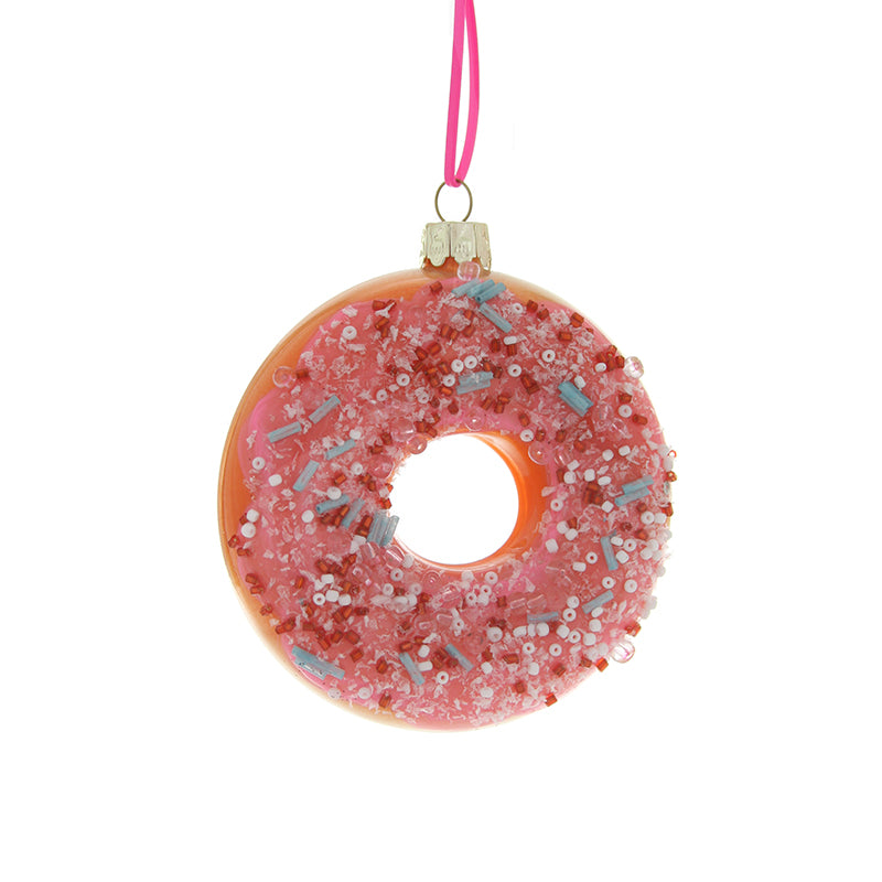 Large Frosted Donut w/ Sprinkles Ornament