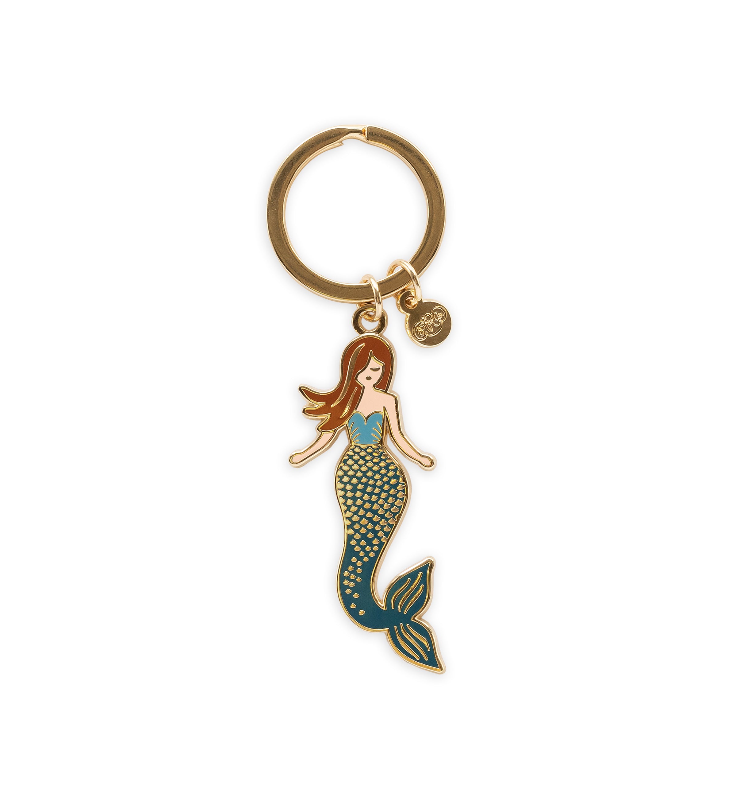 Mermaid Enamel Keychain