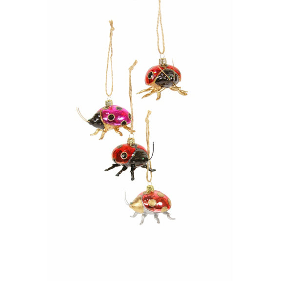 Garden Ladybug Ornaments
