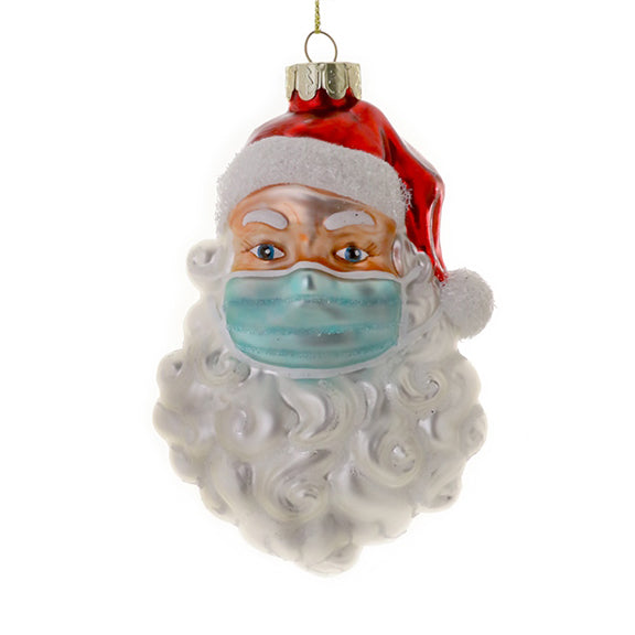 Masked Santa Ornament