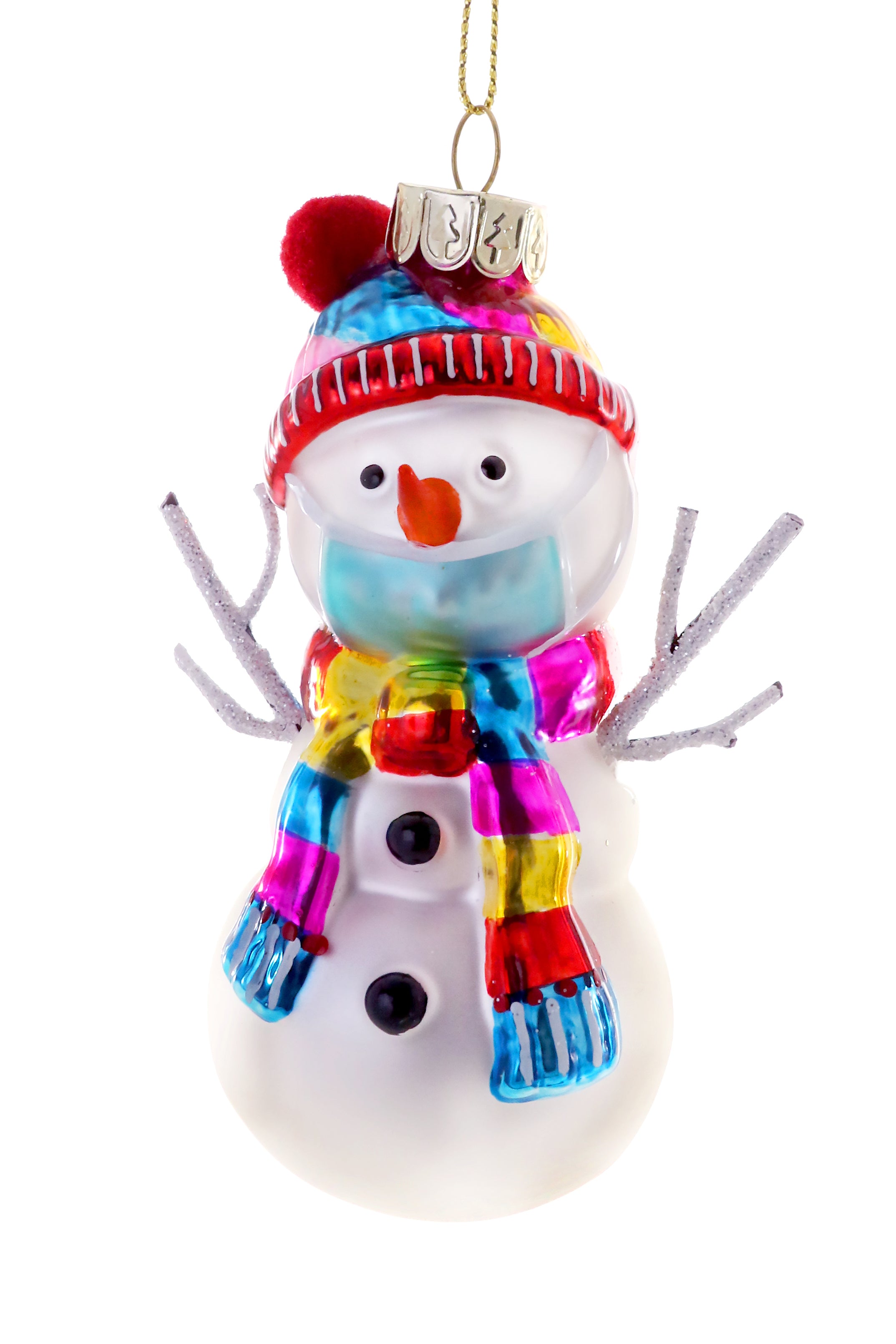 Social Distancing Snowman Ornament