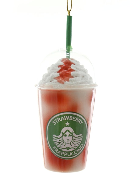 Strawberry Frappuccino Ornament