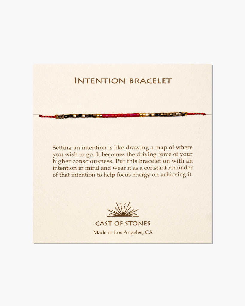 Intention Bracelet, Red Neutral