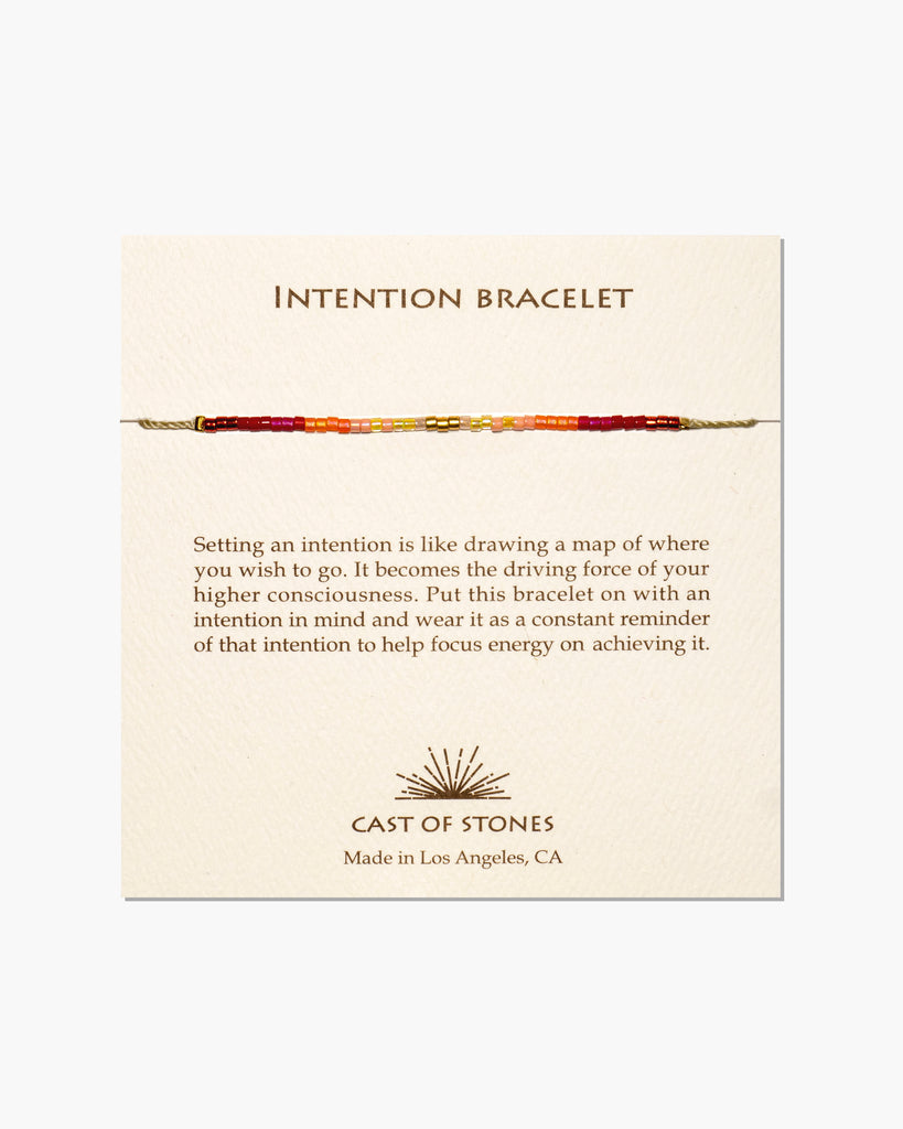 Intention Bracelet, Warm Ombre