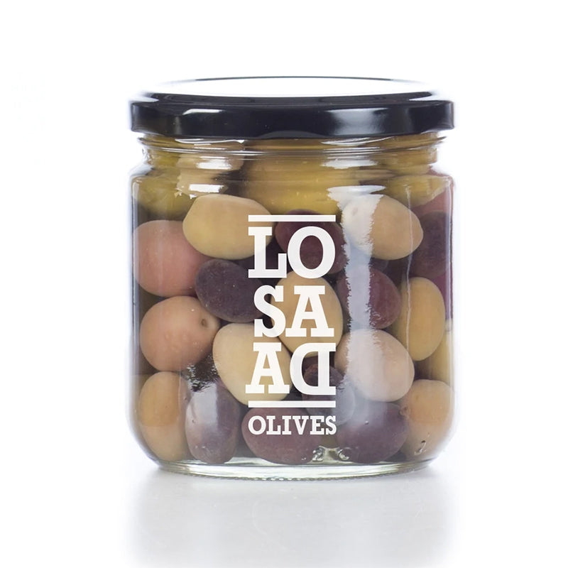 Pitted Natural Mixed Olives