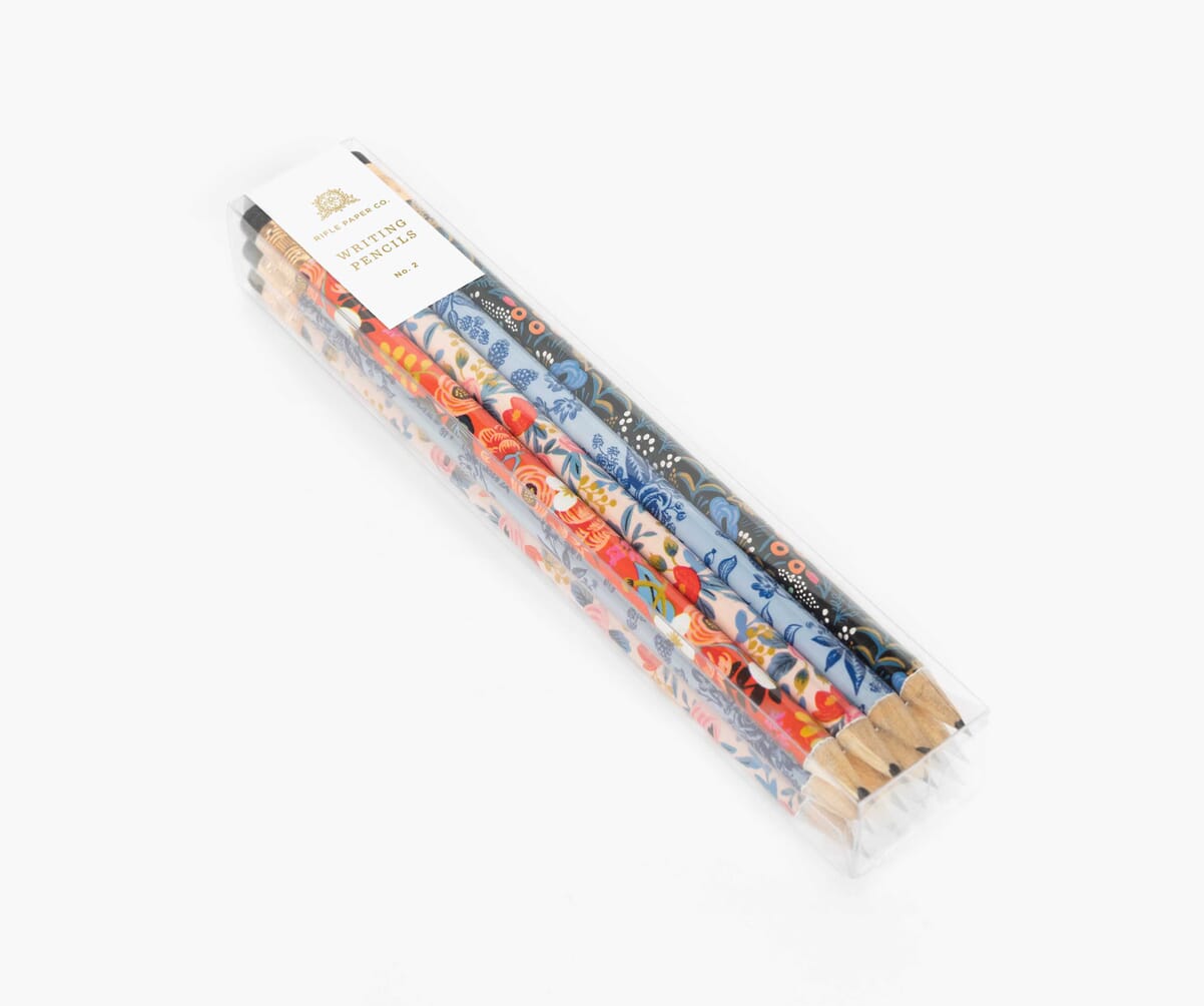 Writing Pencils, Floral