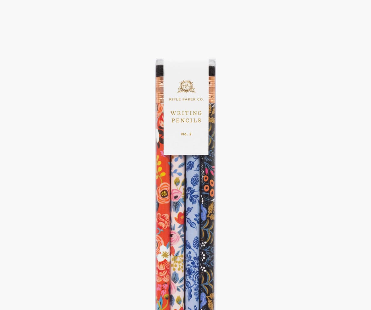 Writing Pencils, Floral