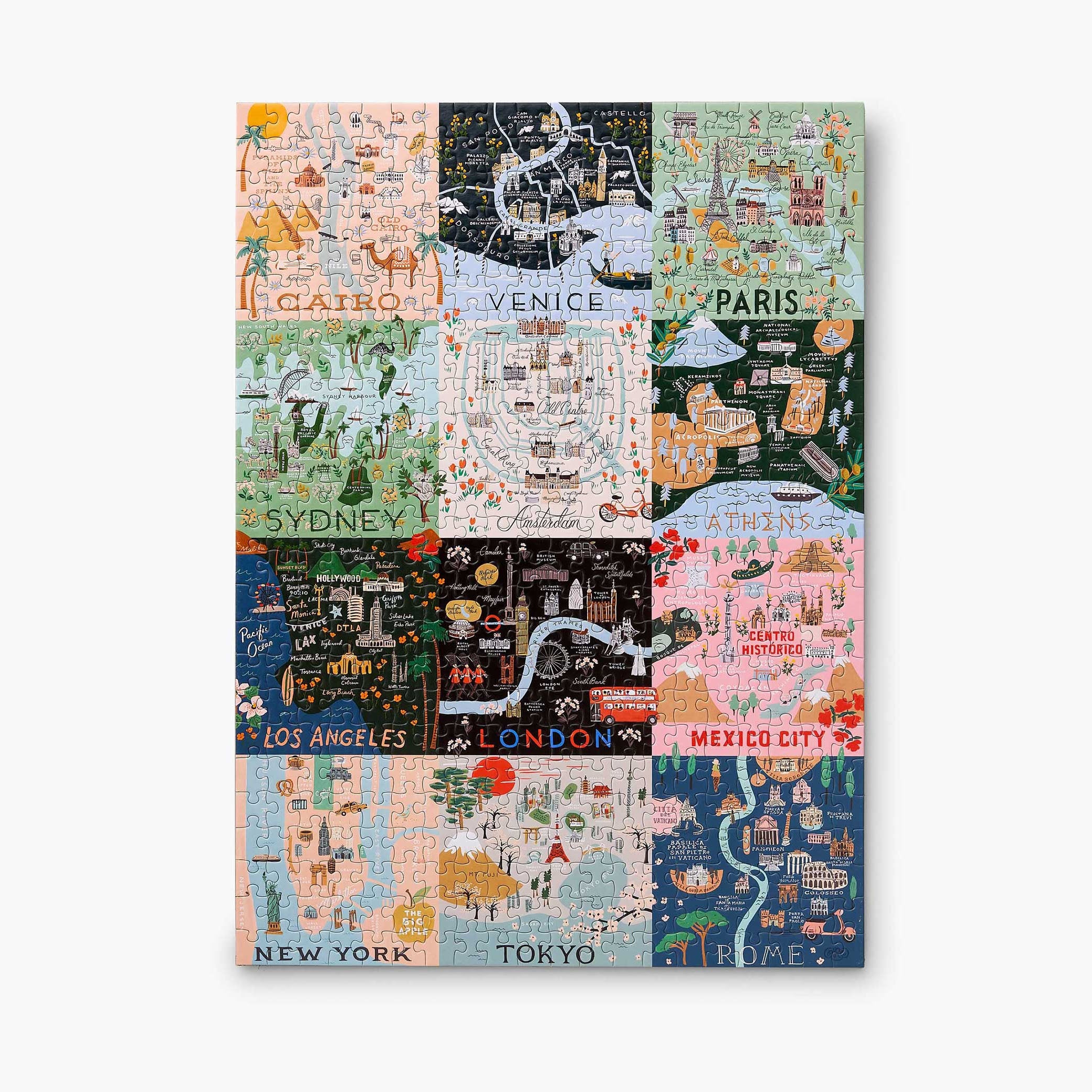 City Maps 500 Piece Puzzle